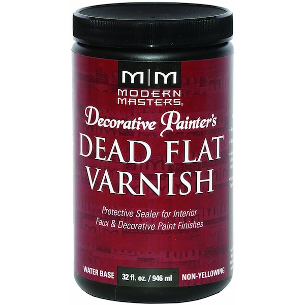 Modern Masters Modern Masters Semi-Gloss Clear Water-Based Dead Flat Varnish 32 oz DP60932 - main